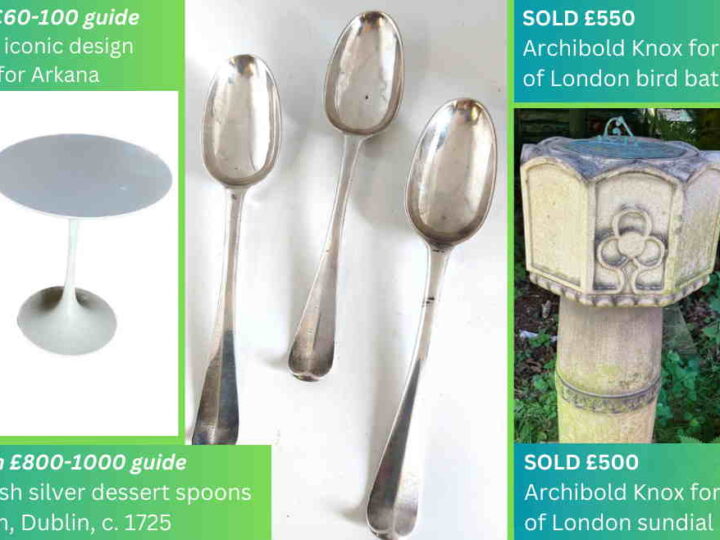 Irish silver spoons made in 1725 scoop success in Staffordshire sale