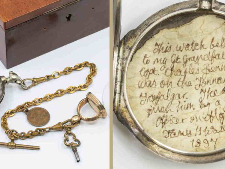 Pocket watch ‘used at Battle of Trafalgar’ smashes estimate