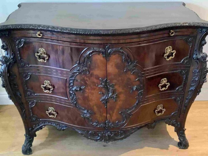 Brown furniture is back! Antique chest smashes estimate at Hertfordshire auction