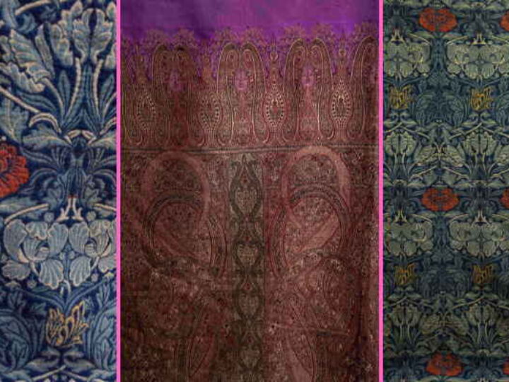 Norwich shawl and William Morris textiles air Victorian flair and ingenuity