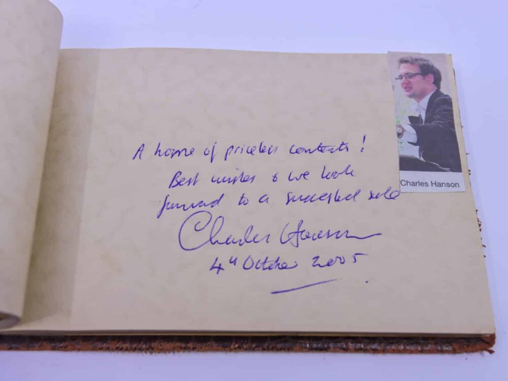 Charles Hanson blown away to discover HIMSELF in vintage find