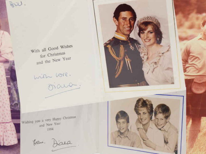 Diana’s Christmas cards, letters and photos touch bidders&#8217; hearts