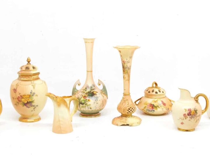 Ceramics displayed in Staffordshire cabinet set for auction glory! Are you sitting on an auction windfall?