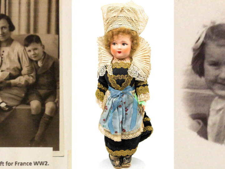 Wartime gift of French doll &#8211; treasured for 84 years &#8211; set for auction as &#8216;memento of hope&#8217;