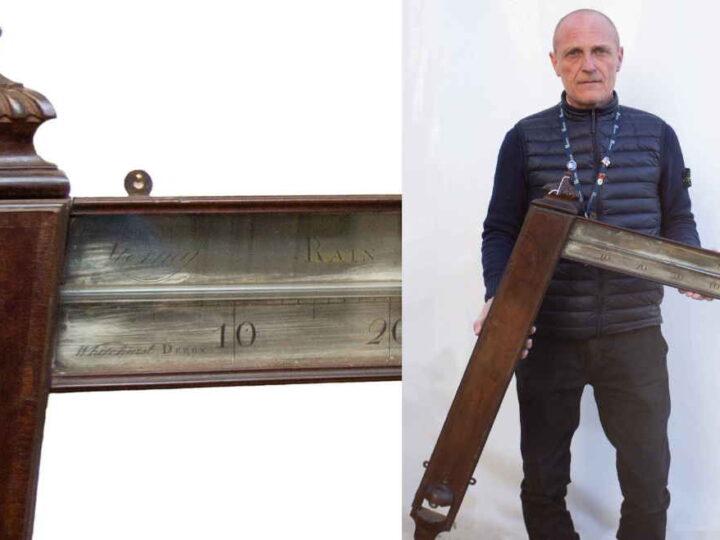 Farmhouse find: Important Whitehurst barometer points to Derby’s 18th century scientific pedigree