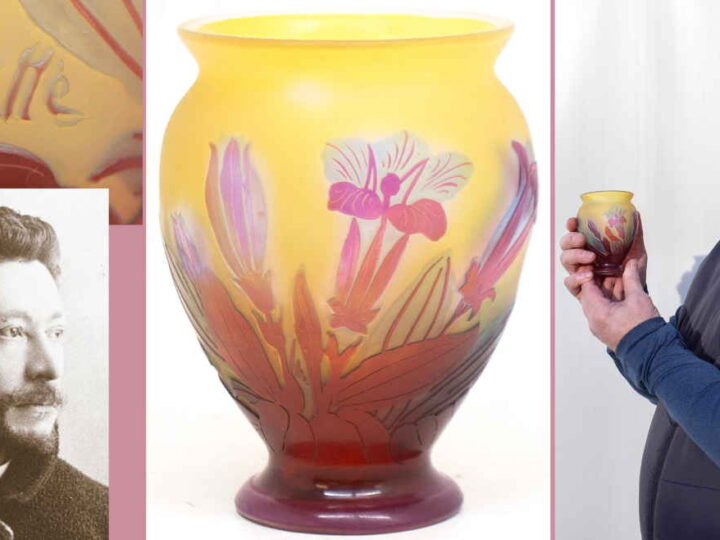 Small vase made by French genius Émille Gallé set to blossom in spring sales