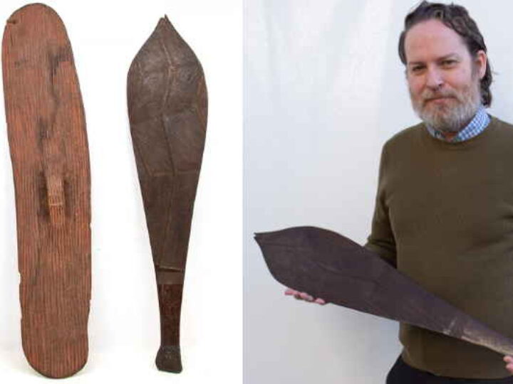 Ancient spear-thrower to hunt kangaroos found in Derby wardrobe
