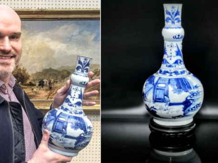 Chinese vase found on chest of drawers could achieve thousands in Oxfordshire auction