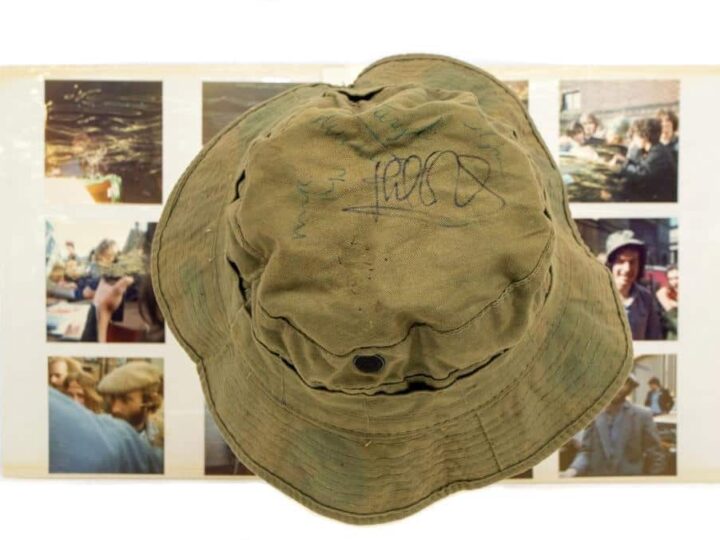Genesis superfan parting with hat signed by the band’s stars in 1980s &#8211; and mentioned by Phil Collins