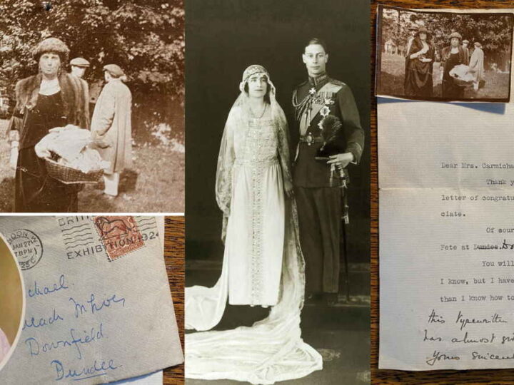 Important letter from Queen Mother found being used as BOOKMARK in second-hand book