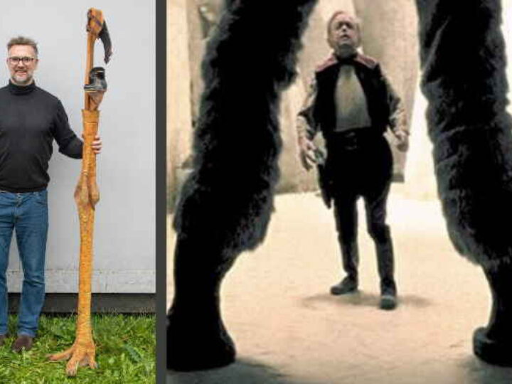 Giant chicken leg stilts made for 1977 Star Wars film &#8211; plus showbiz family&#8217;s Pelham Puppets &#8211; set for auction