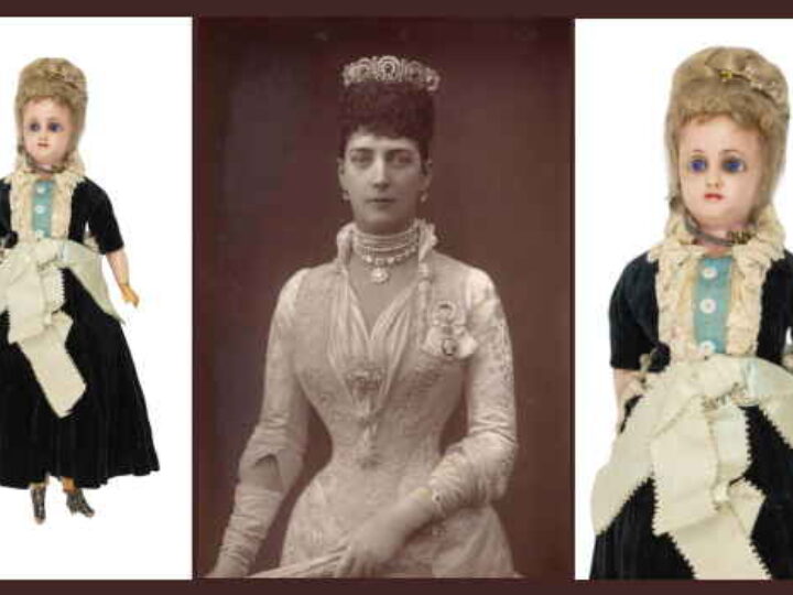 Meet Her Royal Likeness! Queen Alexandra antique doll set for auction