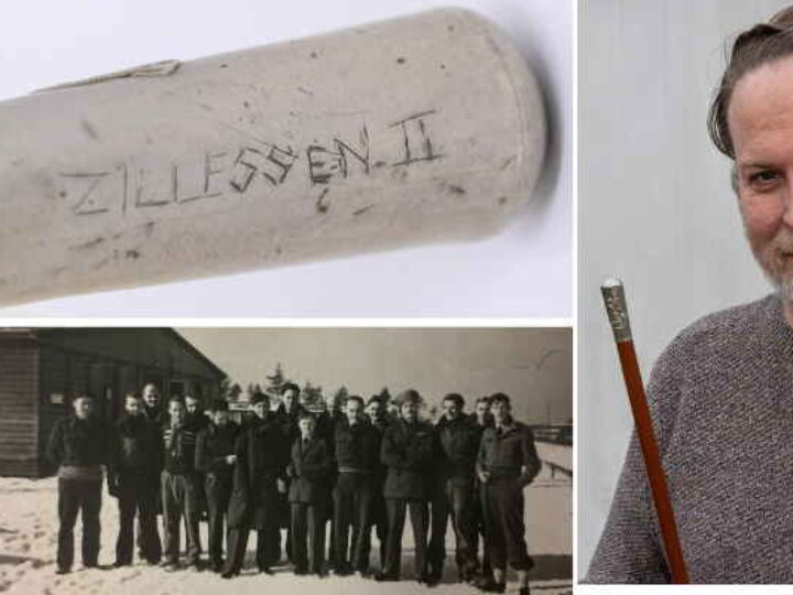 Memento of WW2 Great Escape hero found in Midlands airing cupboard &#8211; when plumber called to fix boiler!