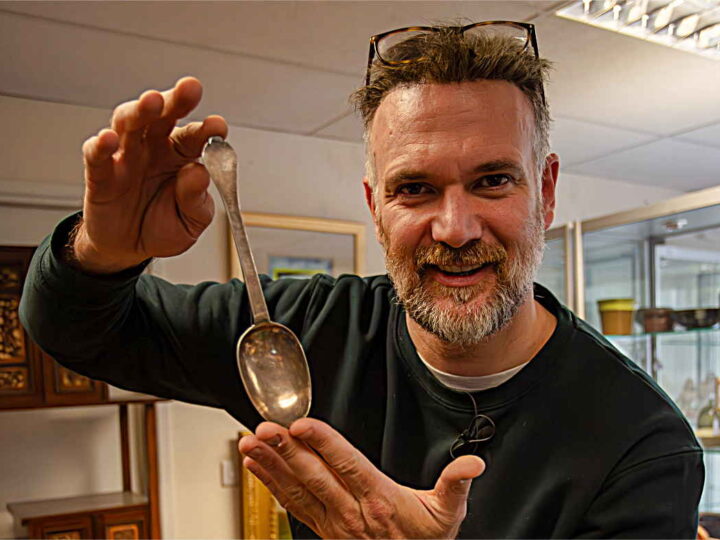 Cutlery drawer clear-out reveals silver spoon from the 1600s