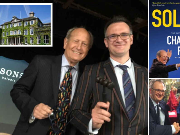 Laughter ‘guaranteed’ at book signing with TV’s Charlie Ross at Staffordshire saleroom Bishton Hall