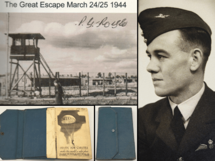 Great Escape hero’s WW2 pocket book found in Midlands house clearance