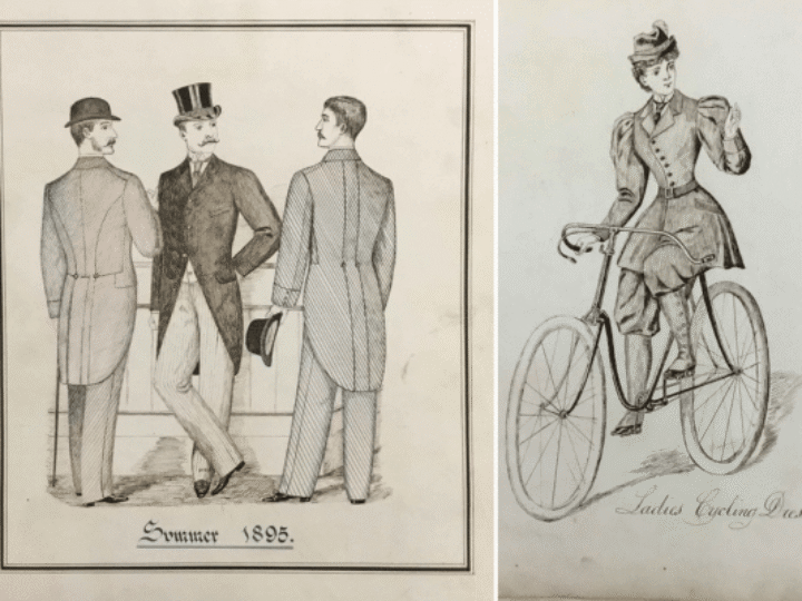 Gentlemen’s ‘Summer 1895’ fashion revealed by discovery of master tailor’s pattern book