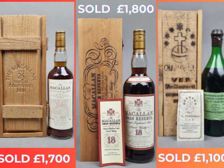 Lots that excelled in Hansons&#8217; summer Wine, Whisky and Spirits Auction