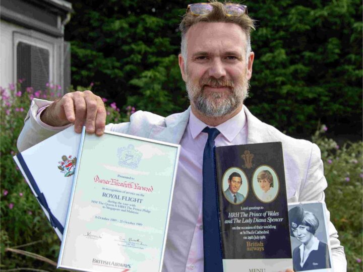 Air hostess’s Concorde and royal memorabilia takes off at auction