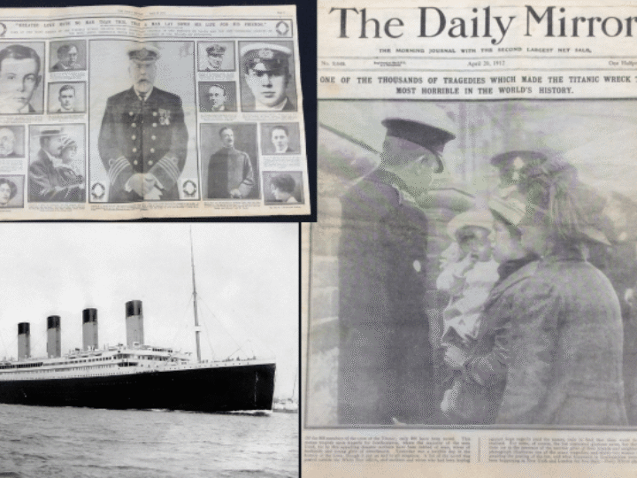 Suffering of British families with loved ones on Titanic revealed by newspaper found in wardrobe after 112 years