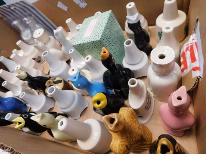 Love upper crust pies? Engineer&#8217;s quirky collection of 500 pie funnels set for auction