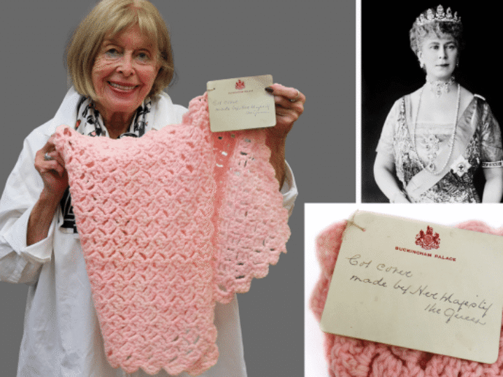 Mystery royal find: Baby blanket made by QUEEN found in loft