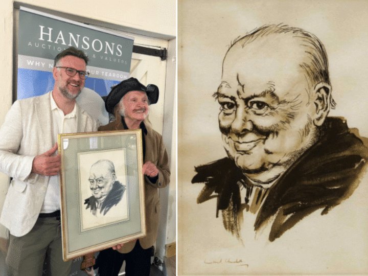 Enjoy talk by Churchill artist Paul Trevillion at  Derbyshire saleroom in November