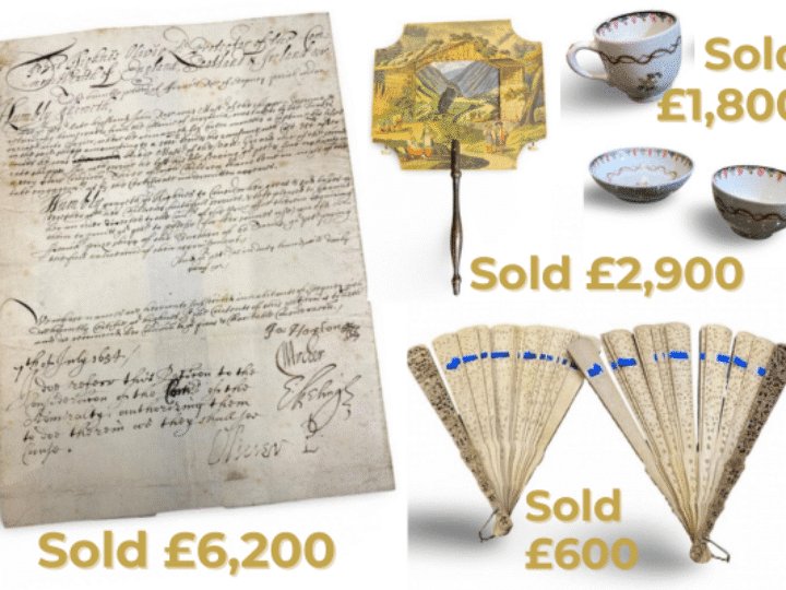 Rare antiques and historical finds &#8211; including Cromwell letter &#8211; spark success in first Norfolk auction