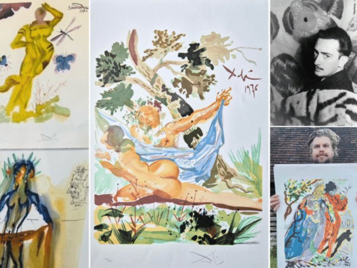 Surreal! Dalí treasures found in garage after 50 years stun in the saleroom