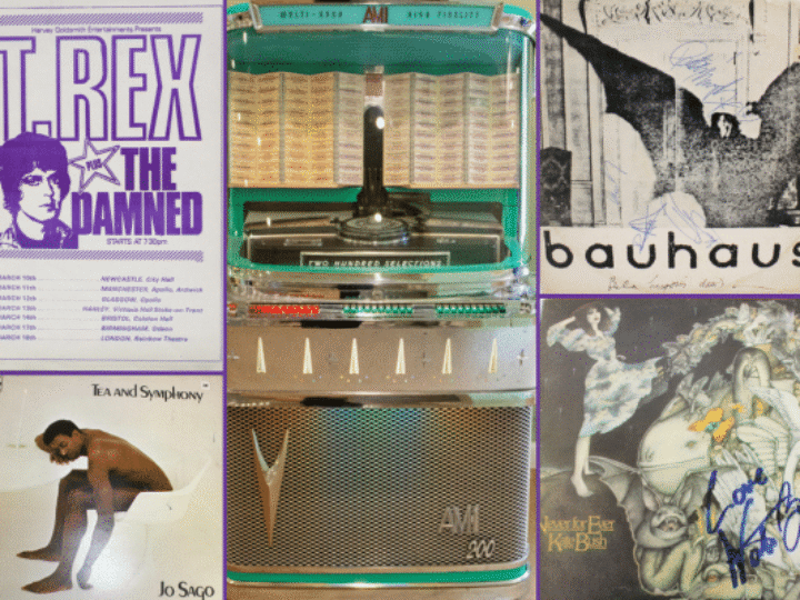Kate Bush, Jo Sago, T-Rex, Bauhaus and The Damned top charts in music sale