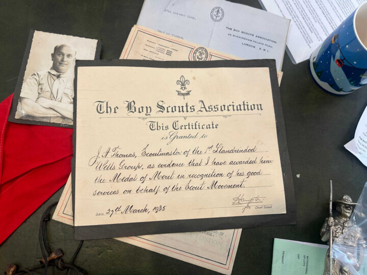 Welsh Scoutmaster&#8217;s historical treasures shine light on organisation 100 years ago