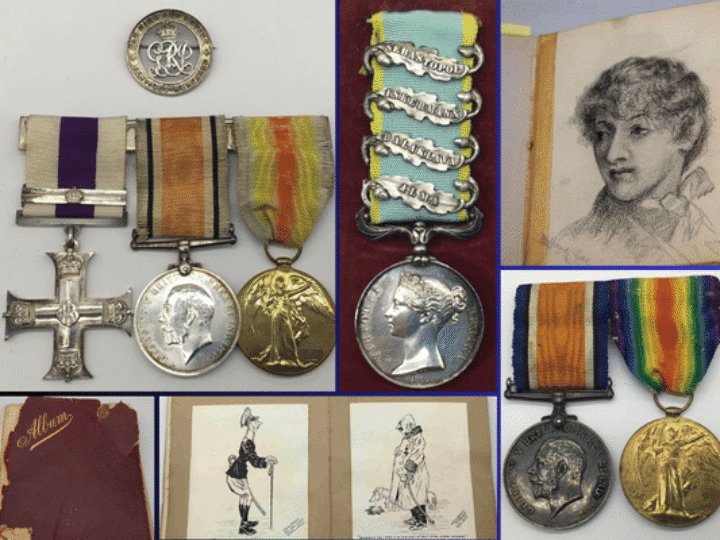 Poignant reminders of men and women who served their country in Militaria Auction