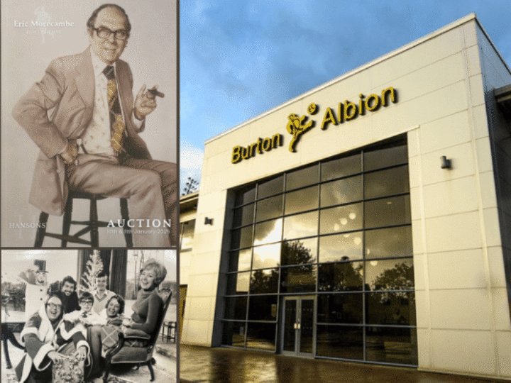 Phenomenal interest in Eric Morecambe auction sparks move to football stadium