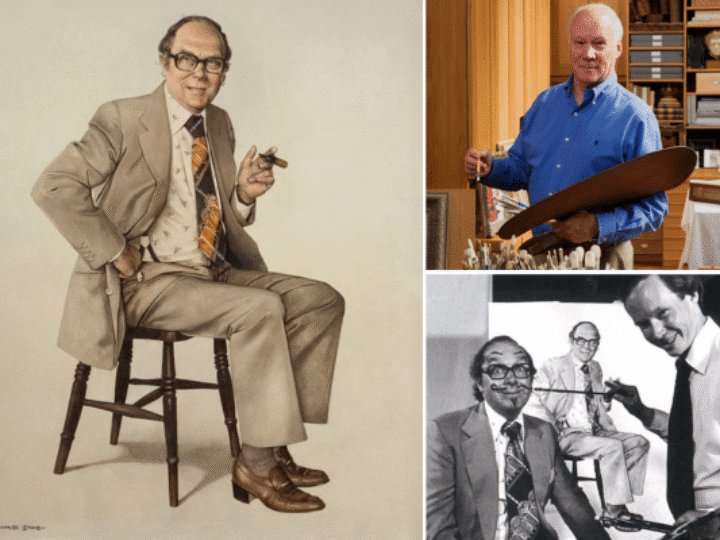 Royal artist reveals memories of painting Eric Morecambe as iconic portrait comes to auction