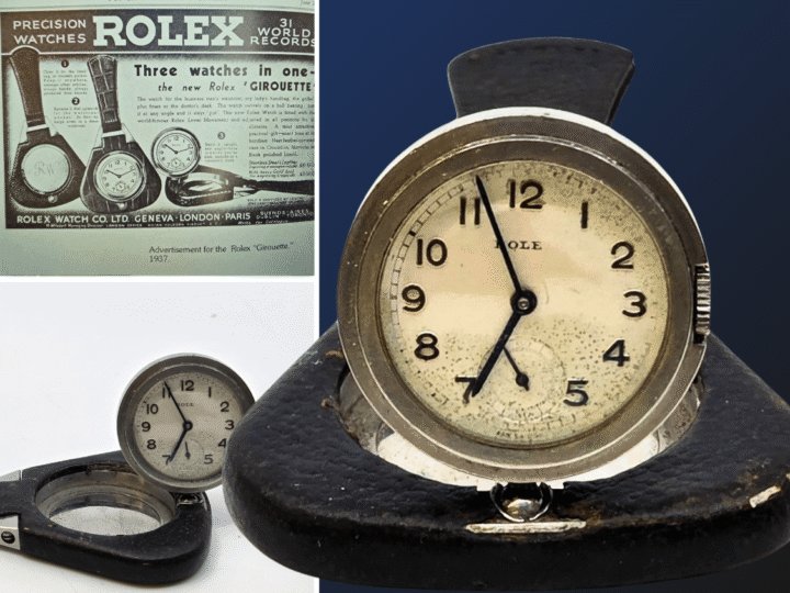 Rare three-in-one Rolex watch/ clock standing the test of time