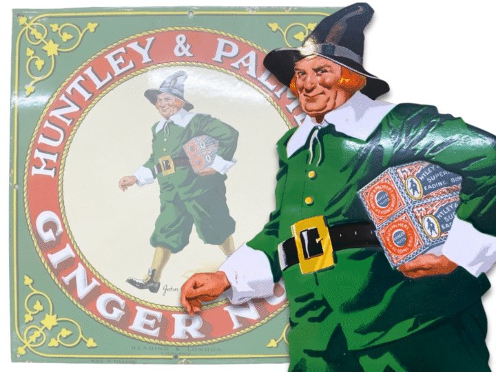 Bidders go nuts for Huntley &amp; Palmer advertising sign