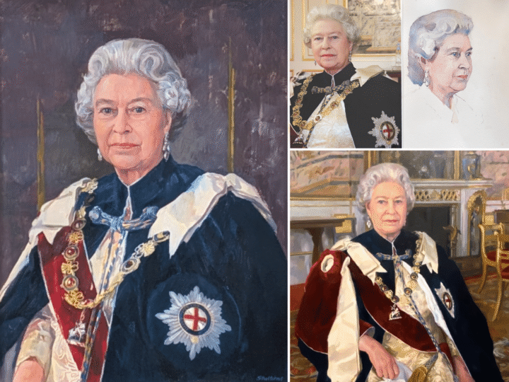 Unseen sketches of Queen Elizabeth II go on sale