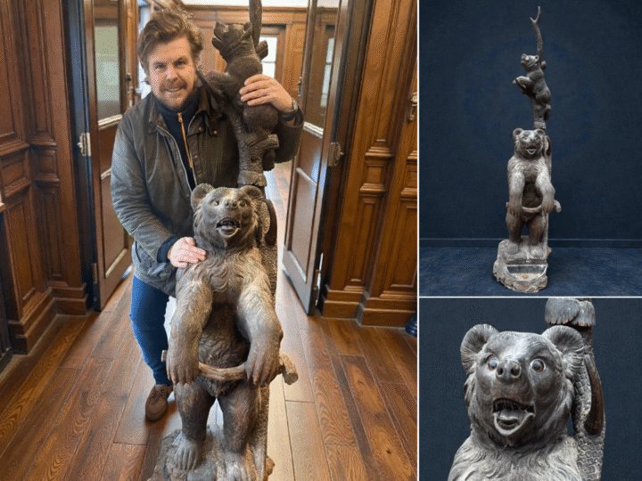 Bear market – mother and cub unleashed from a lock-up set to roar at auction