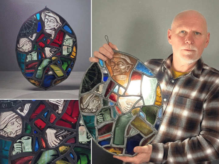 Bottoms up! Pub-themed stained glass set to raise the bar at auction