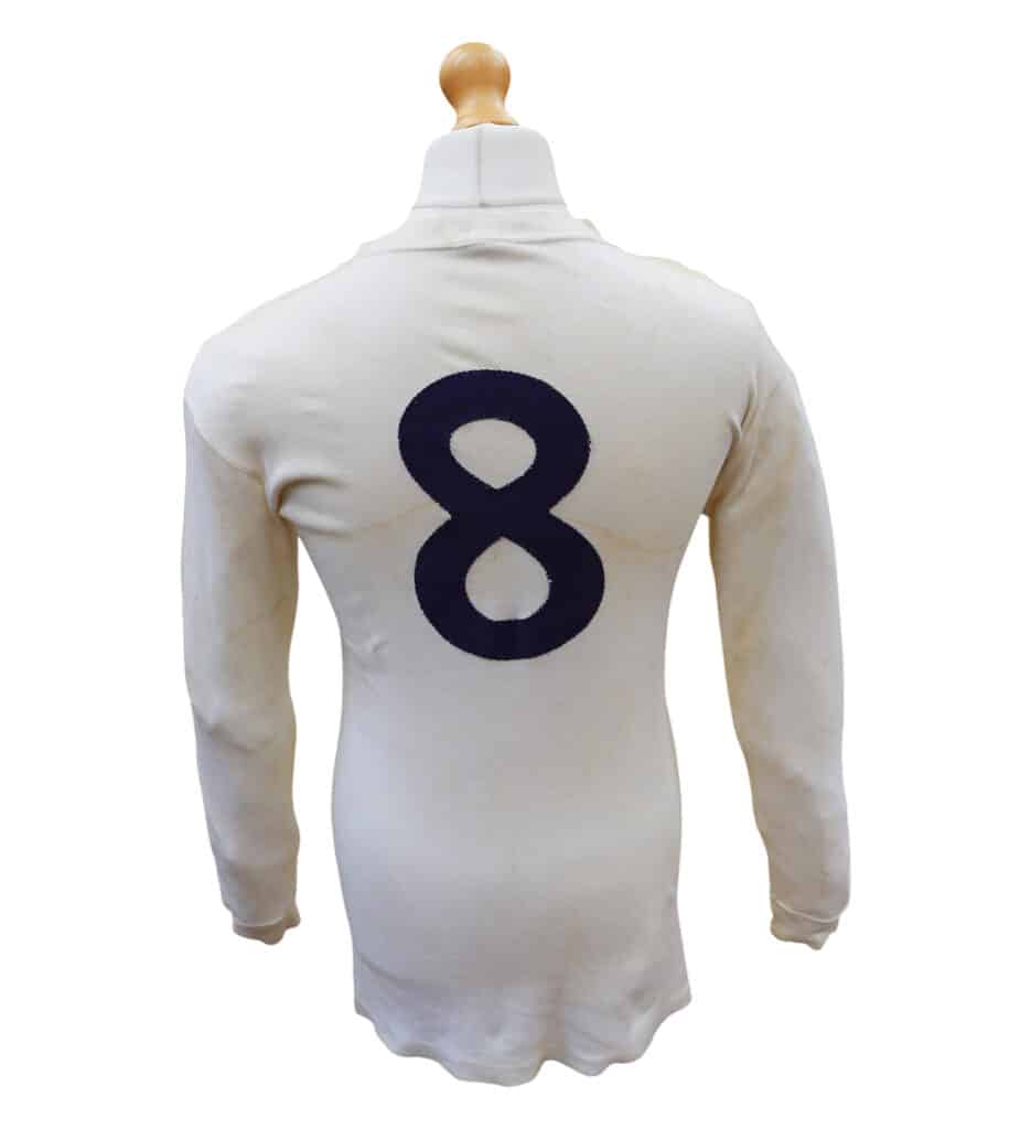 Greaves joined Tottenham Hotspur in 1961 playing number 8, image courtesy of Hansons Auctioneers