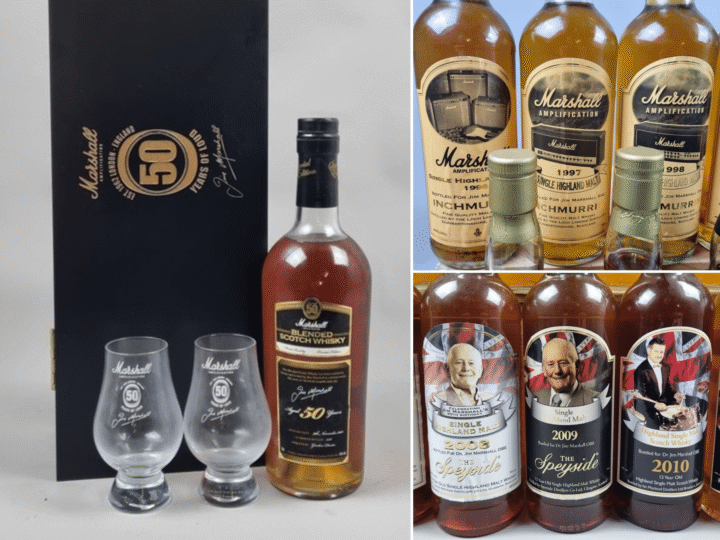 Exclusive whisky given to staff by amp magnate Jim Marshall set to rock at auction