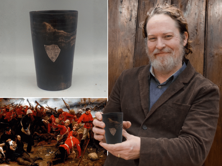 Beaker linked to Rorke’s Drift commander tipped to make four figures at auction