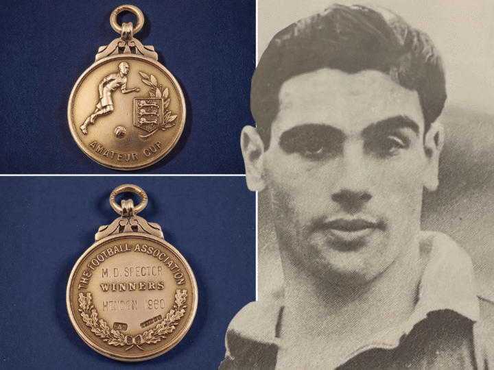 1960 winner’s medal presented to a “Jewish soccer god” set to score at auction