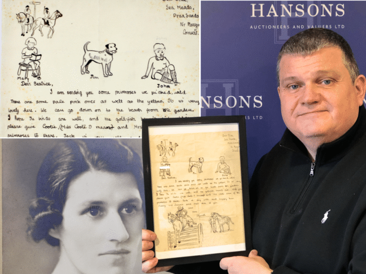 Childhood letter written by the young Queen Elizabeth II sells for £25,000