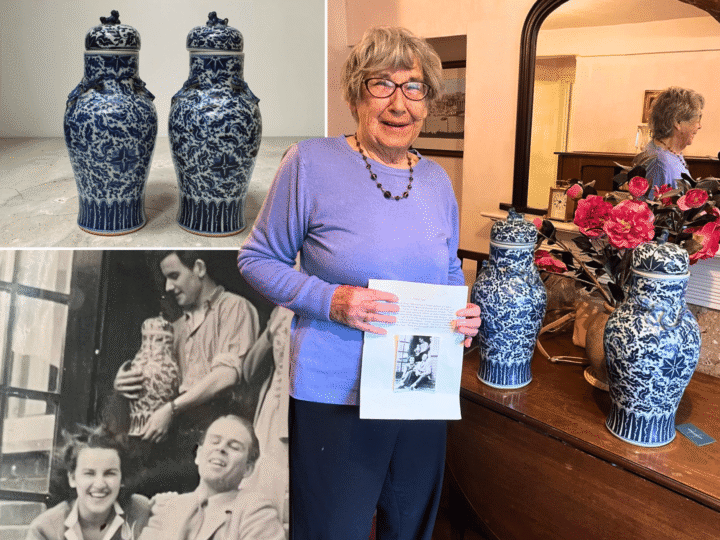 Chinese vases bought in 1947 return to a Banbury saleroom 80 years later