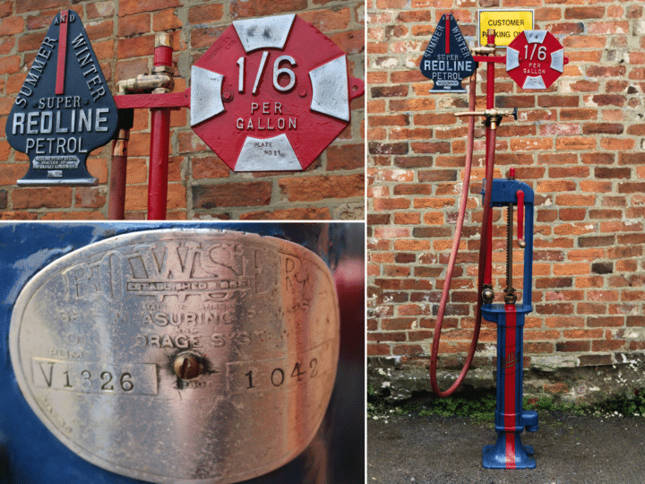Iconic early petrol pump set to race ahead at Banbury auctioneers