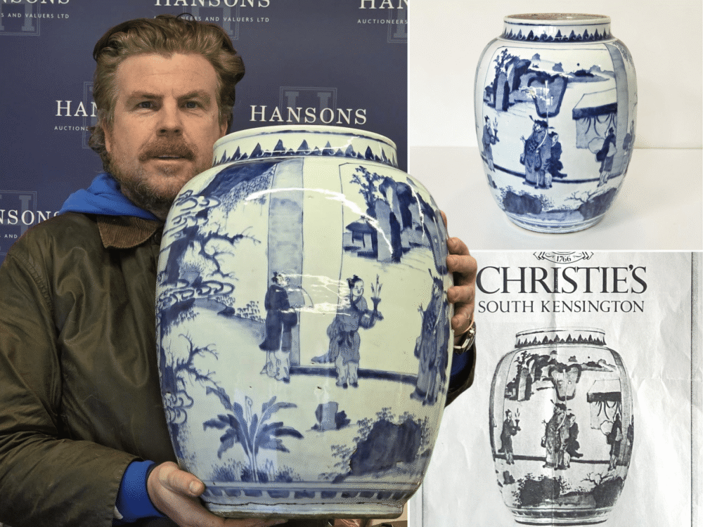 Rare Ming vase found on a landing in Middlesex could make five figures at auction