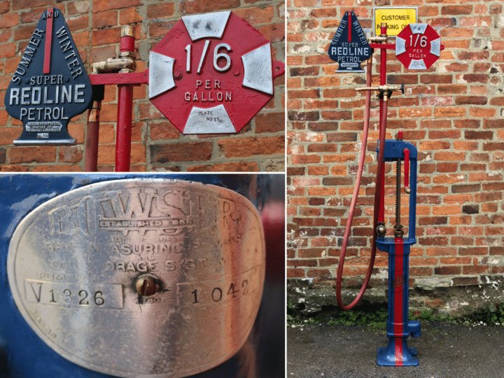 Iconic early petrol pump set to race ahead at Banbury auctioneers