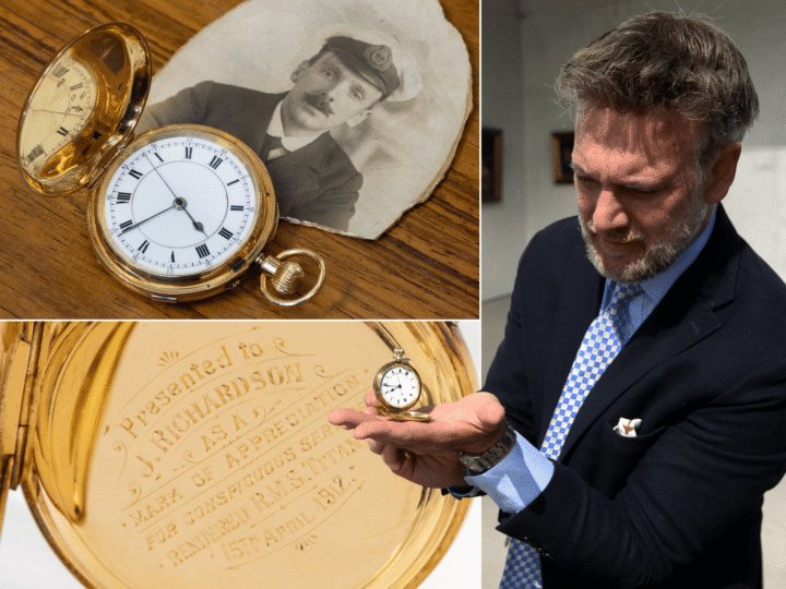 Watch owned by an unsung hero of Titanic rescue set to make £100,000 at auction