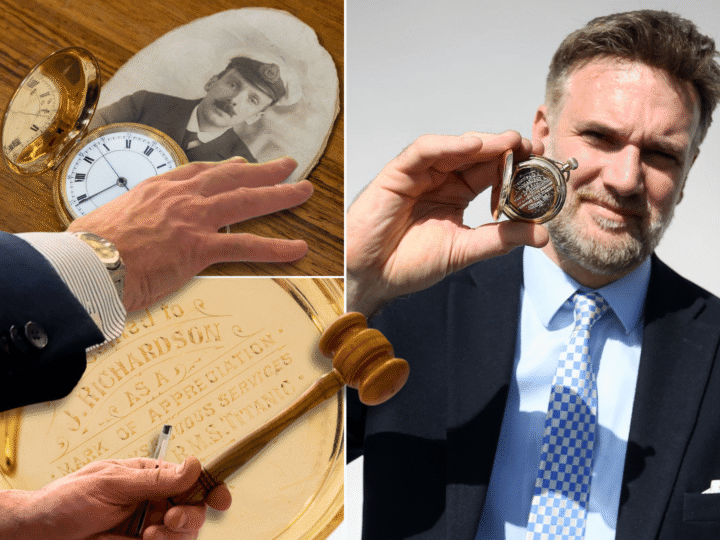 Watch owned by an unsung hero of Titanic rescue sells for more than £60,000